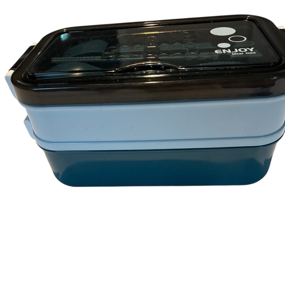 Wovilon Bento 2 Layer Plastic Lunch Box Office